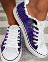 Just Love Skulls Shoes - Purple Edition