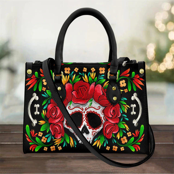 Just Love Skulls Shoulder Handbag Skull Girl Edition