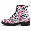 Floral Skull Boots