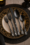 Just Love Skulls Black Silverware Set