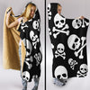Skull & Bones Hooded Blanket