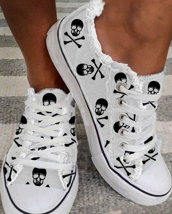 Just Love Skulls & Bones Shoes - Summer Edition