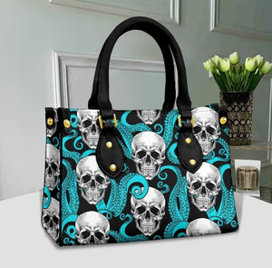 Just Love Skulls Shoulder Handbag - Octopus Edition