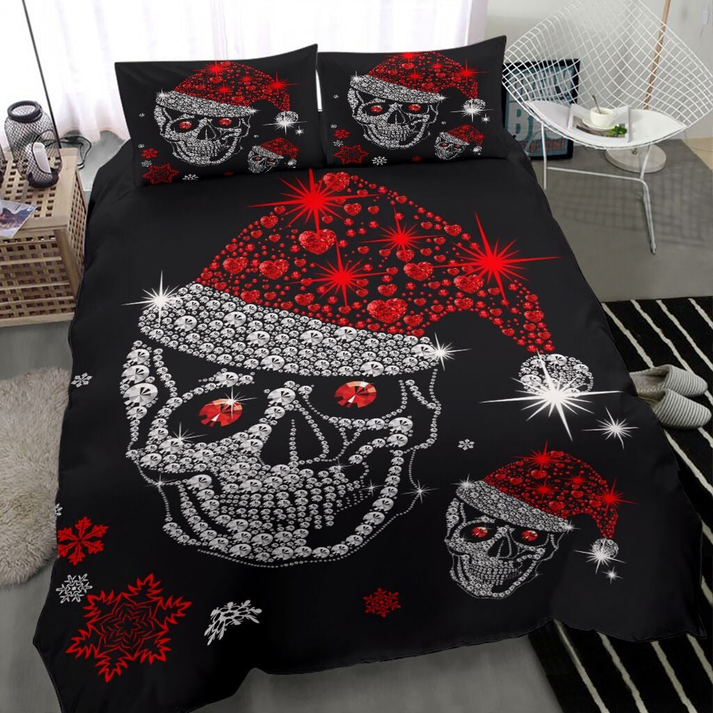 Just Love Skulls Xmas Bedding