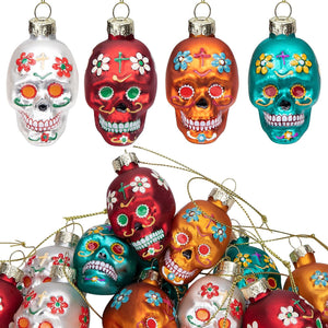 Just Love Skulls Colorful Ornaments