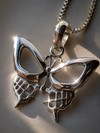 Just Love Skulls Silver Necklace