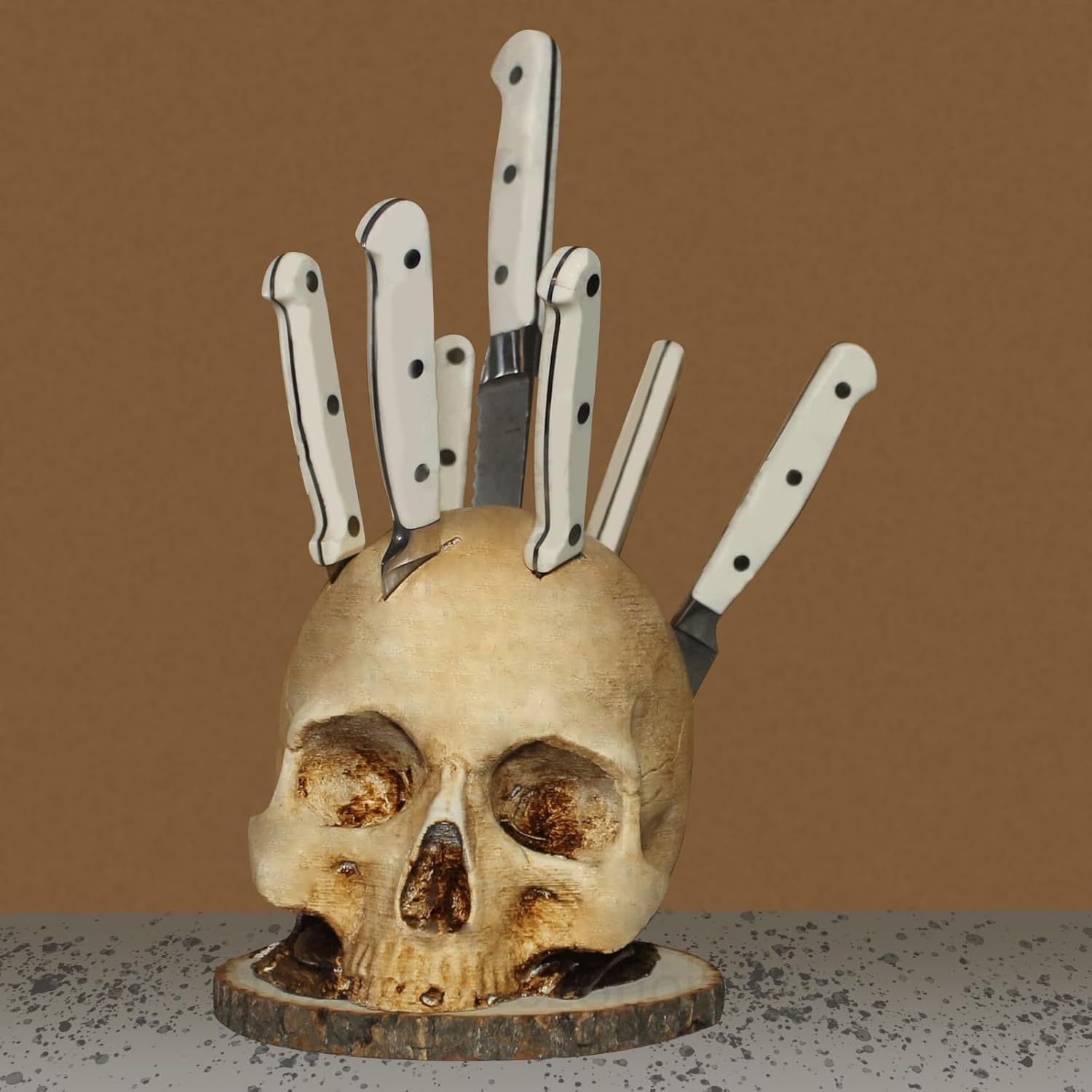 Just Love Skulls Knife Holder