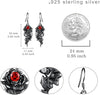 Just Love Skulls 925 Sterling Silver Gothic Earrings