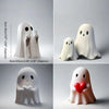 Just Love Skulls Halloween Ghost Figurine