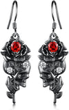 Just Love Skulls 925 Sterling Silver Gothic Earrings