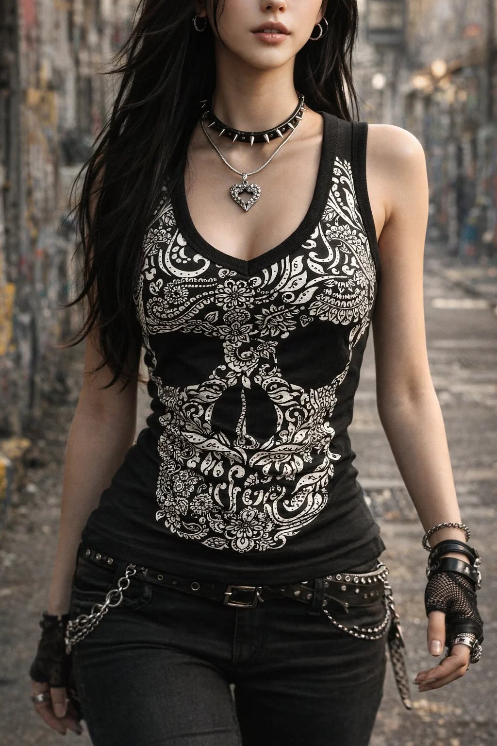 Just Love Skulls Summer Tank Top