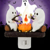 Just Love Skulls Ghost Campfire Nighlight