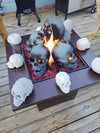 Just Love Skulls Fire Pit Log