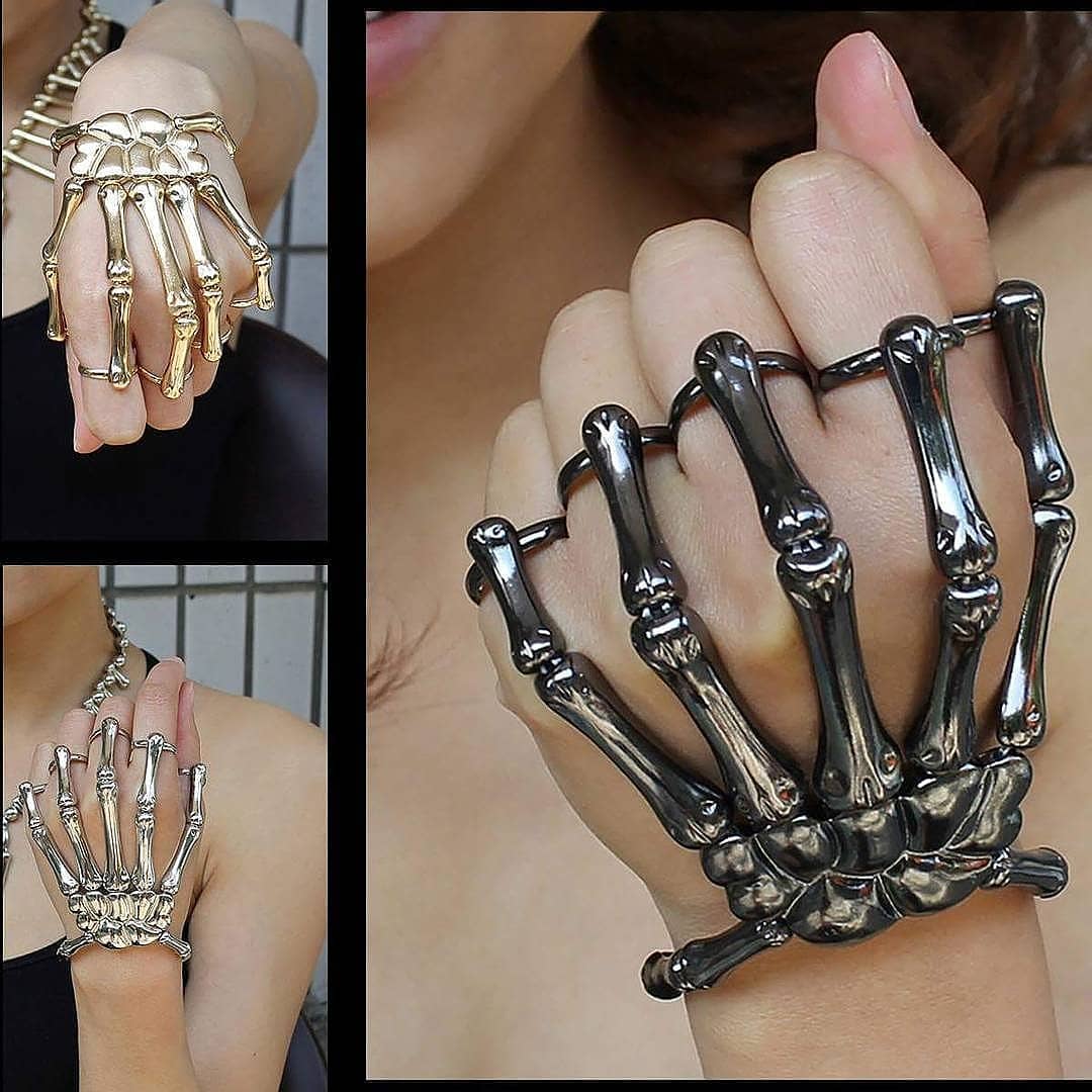 Just Love Skulls Skeleton Hand