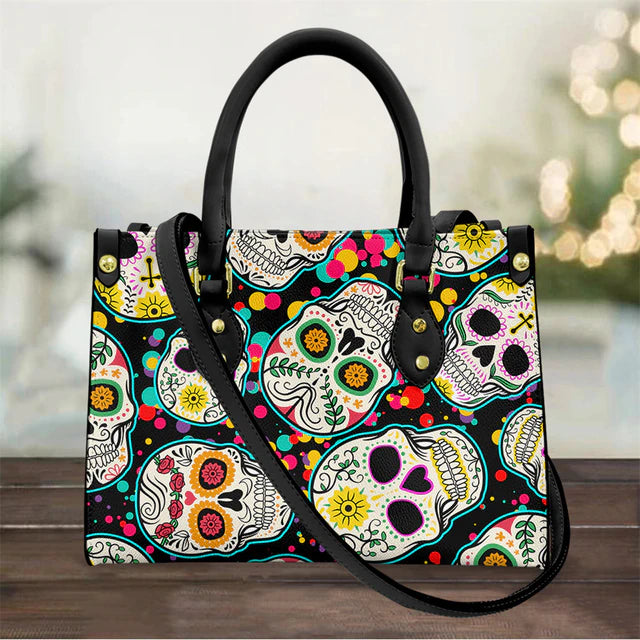 Just Love Skulls Shoulder Handbag - All Skulls Edition