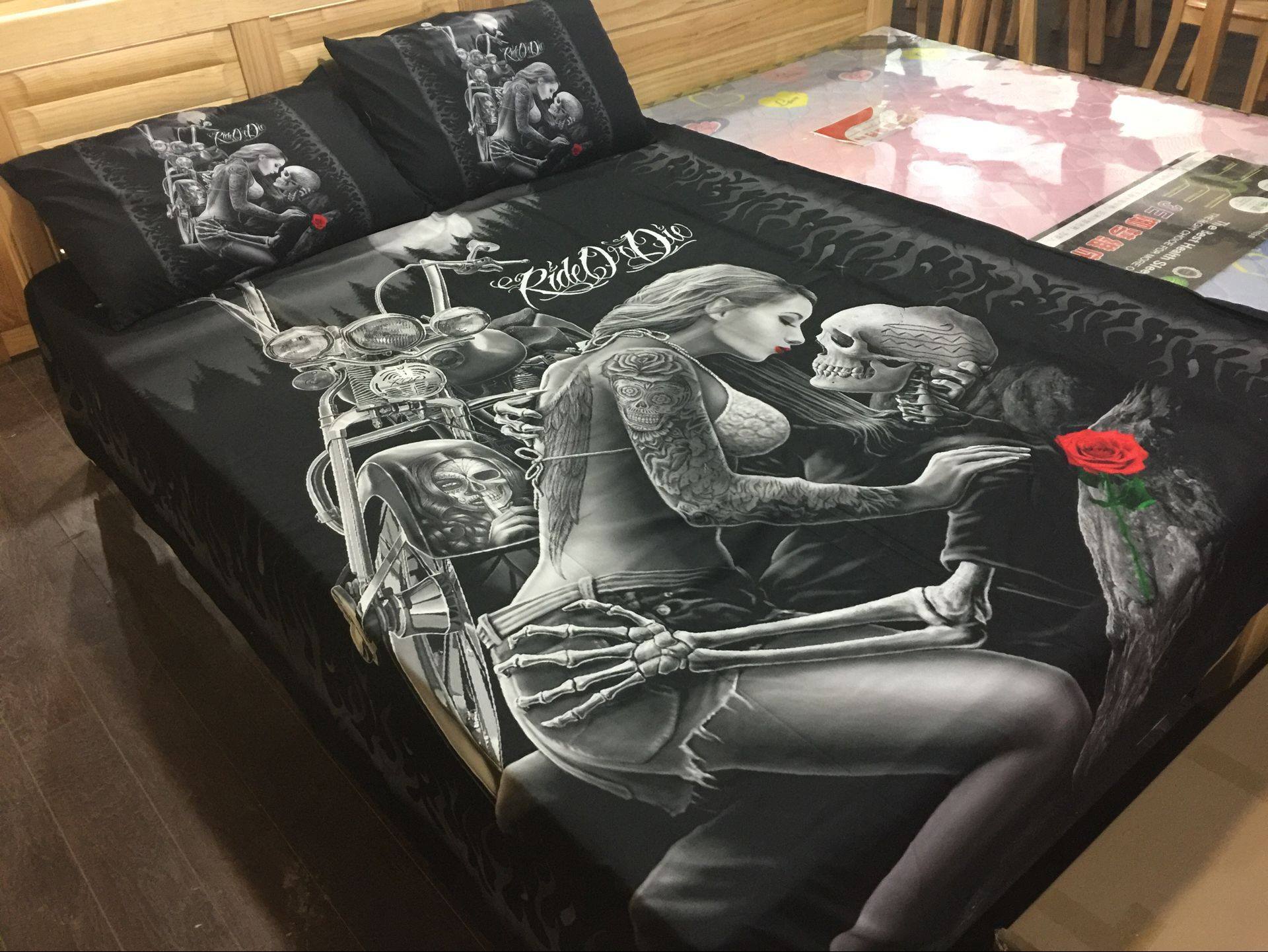 Ride or Die Lovers Bedding Set