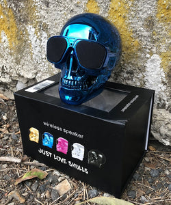 Just Love Skulls Speaker - Blue Edition