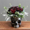 Bronzed Day of The Dead Skull Bowl Figurine