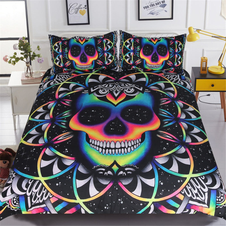Chaos Universe Skull Bedding
