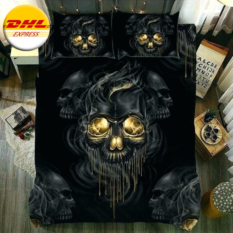 Melting Skull Bedding Set