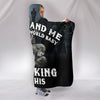 It's You and Me Against The World Hooded Blanket