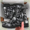 Skull Ghost Leather Boots