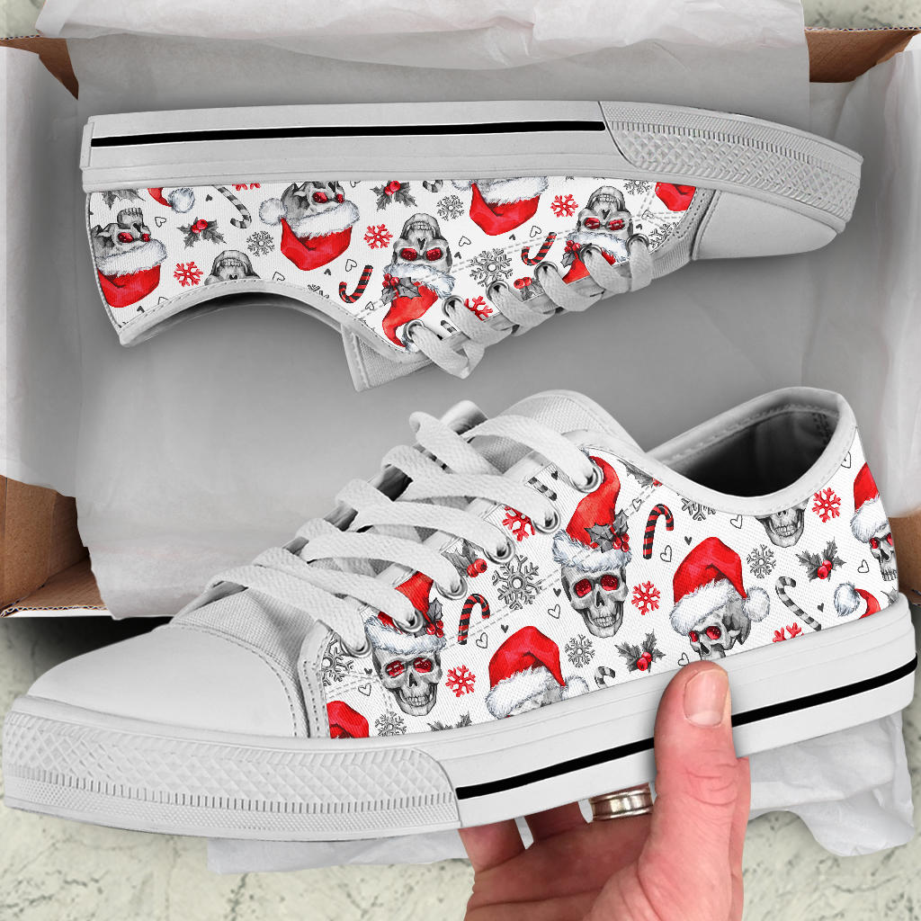 Just Love Skulls Xmas Low Tops