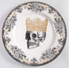 Crown Skull Dinner Plates