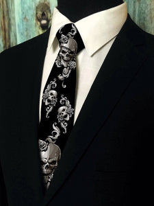 Elegant Original Skull Tie